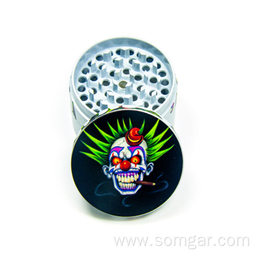 GZ010554-UVCLOWN zinc alloy herb smoke tobacco accessories